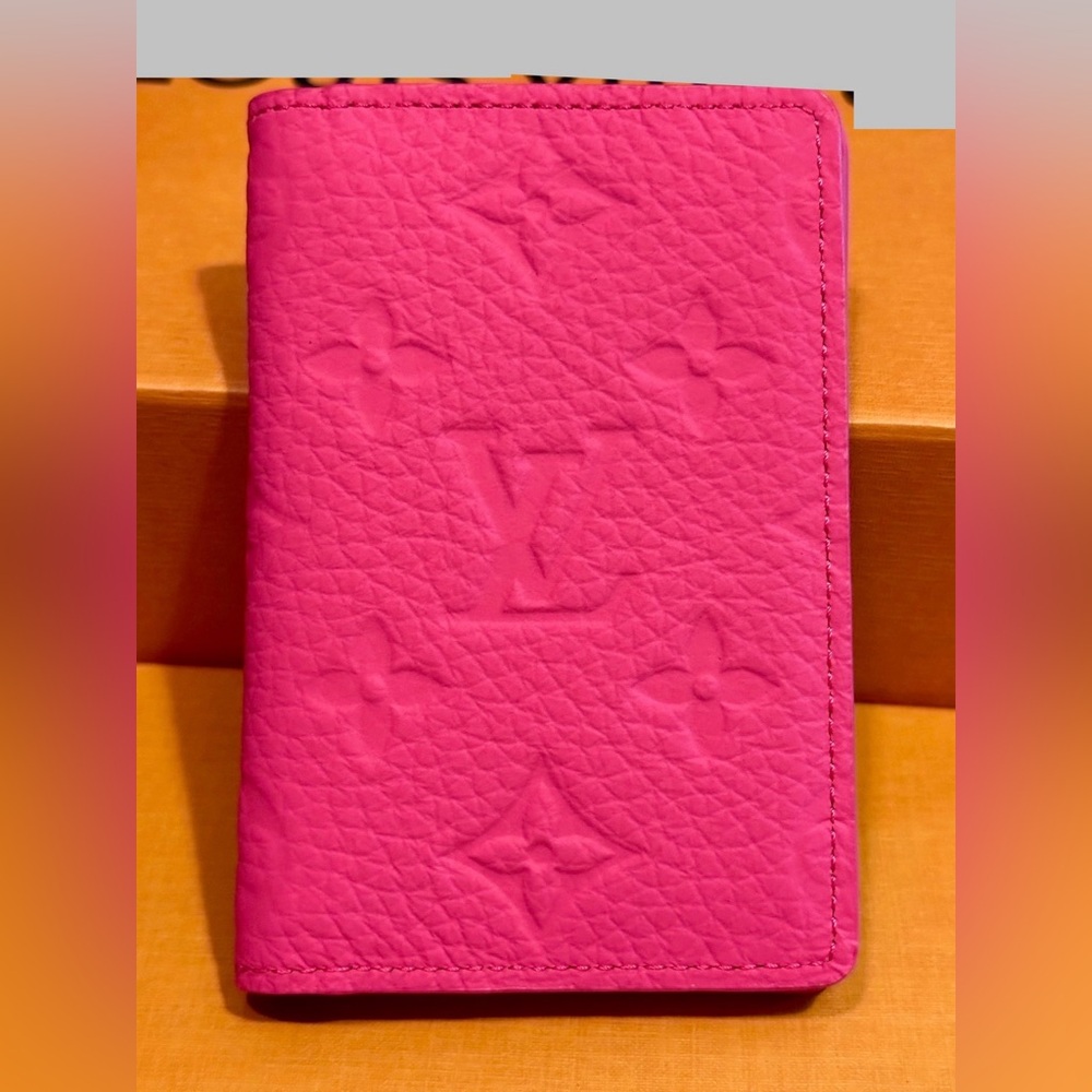 Louis Vuitton Fuchsia Pocket Organizer in Taurillon Leather